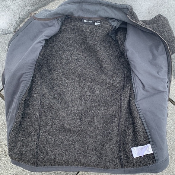 MARMOT Men’s Poacher Pile Jacket - Slate Grey Heather - Picture 10 of 13